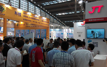 深圳市市长许勤莅临第四届中国电子装备产业博览会劲拓股份展位参观并指导工作